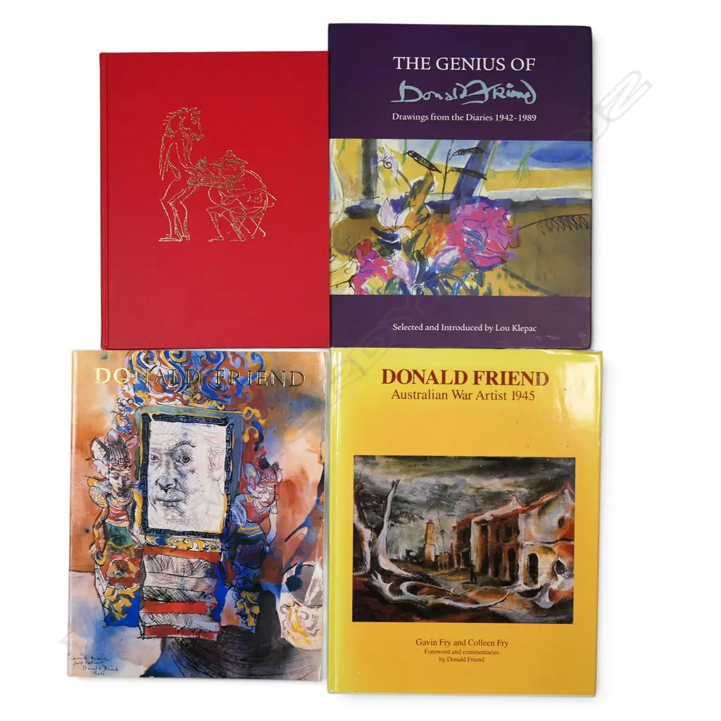 FOUR PUBLICATIONS ON DONALD FRIEND Image 1++